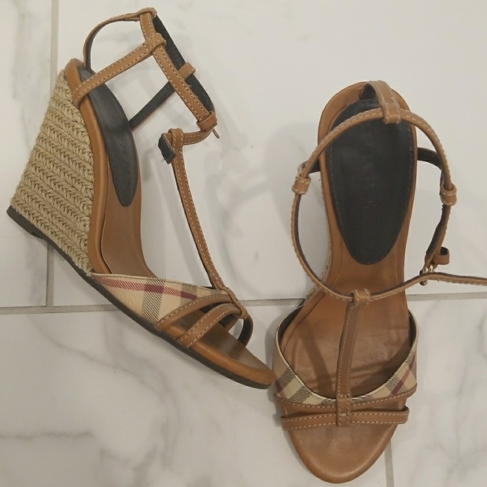 Burberry Wedges *PERFECT CONDITION*